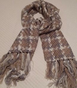 Calvin Klein Basketweave Woven Scarf